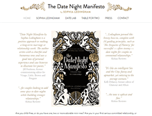 Tablet Screenshot of datenightmanifesto.com